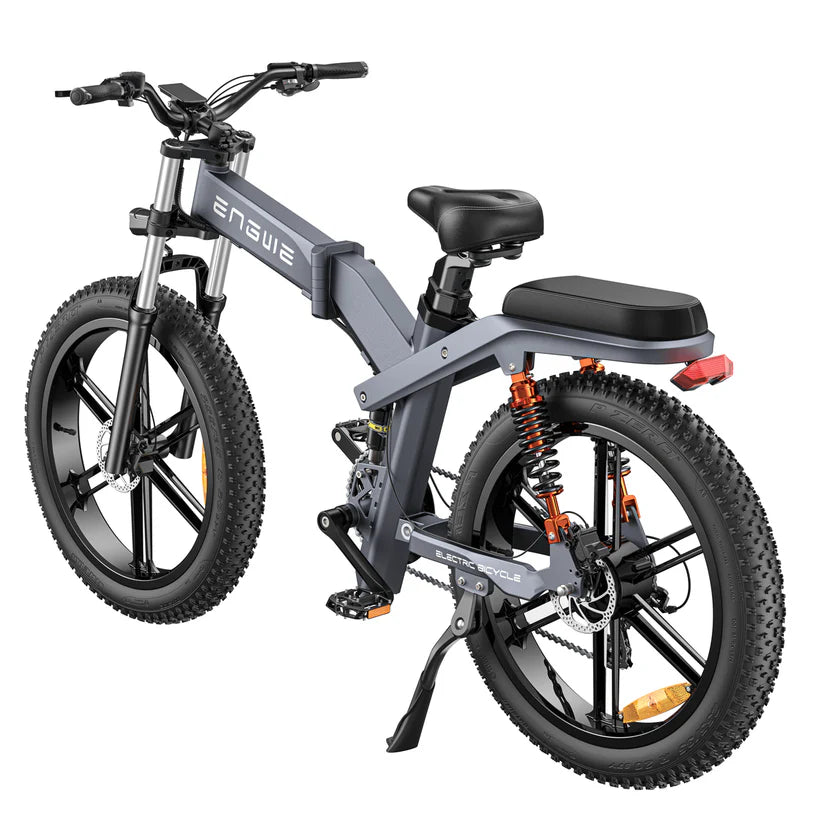 ENGWE X26 1000W 150KM Triple Suspension Foldable Electric Bike - Enviro Electric Bikes