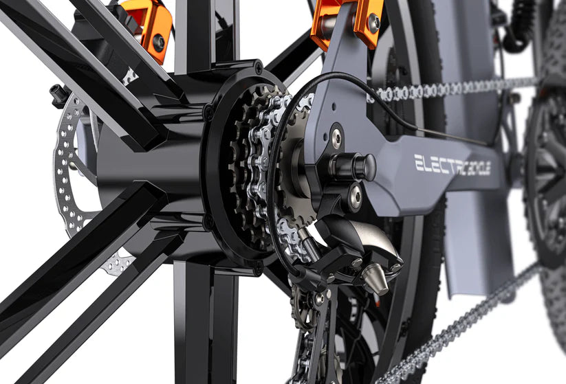 ENGWE X26 1000W 150KM Triple Suspension Foldable Electric Bike - Enviro Electric Bikes