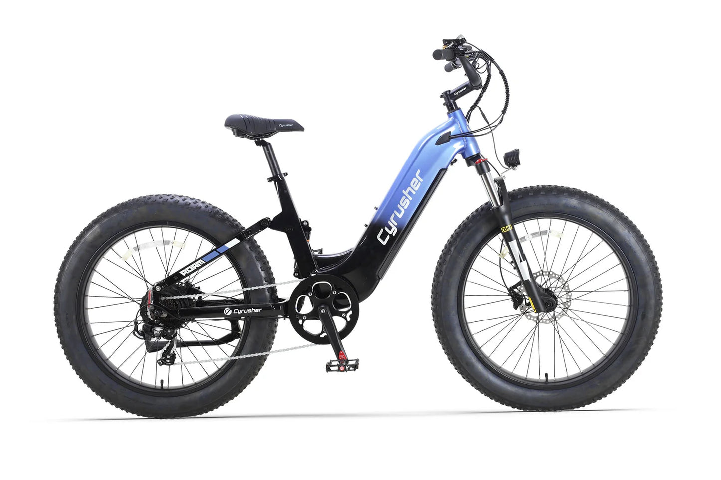 Cyrusher Roam Step-Thru Full Suspension E-Bike | 250W,52V 15.6Ah