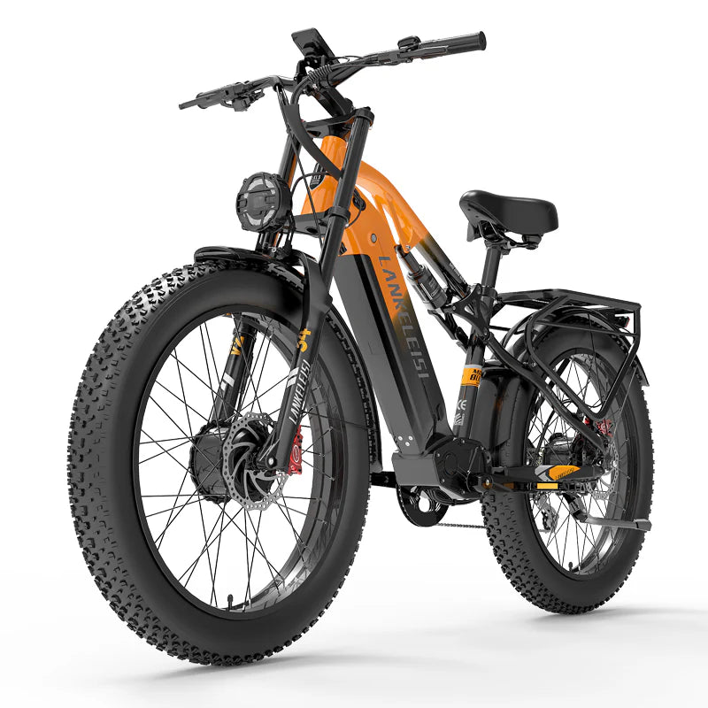 LANKELEISI MG800Max 2000W Dual Motor 26″ Fat Tires All Terrain Electric Bike - Enviro Electric Bikes