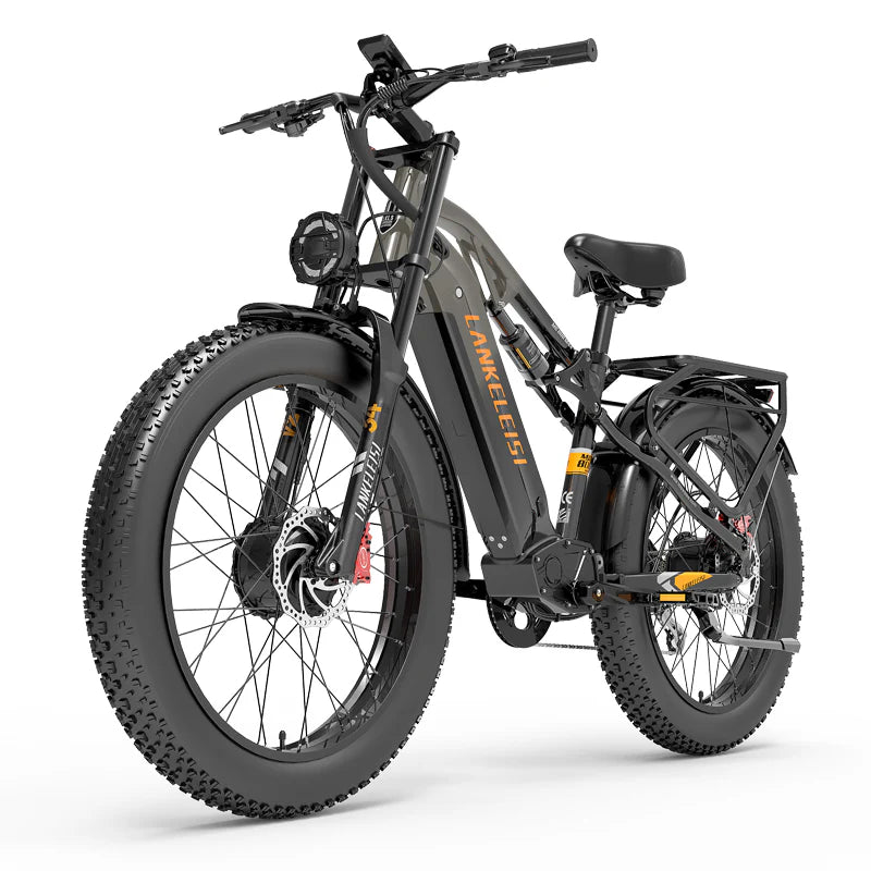 LANKELEISI MG800Max 2000W Dual Motor 26″ Fat Tires All Terrain Electric Bike - Enviro Electric Bikes