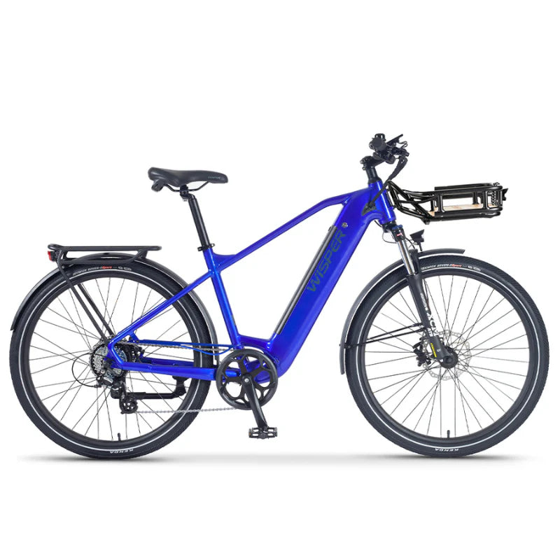Wisper Wayfarer H9 Hub Drive Crossbar Electric Bike - Enviro Electric Bikes