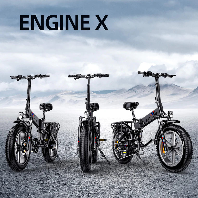 ENGWE Engine X 250W 100KM Full Suspension Foldable Electric Bike - Enviro Electric Bikes