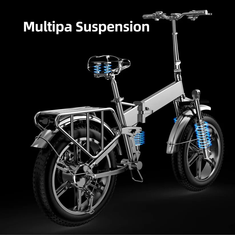 ENGWE Engine X 250W 100KM Full Suspension Foldable Electric Bike - Enviro Electric Bikes