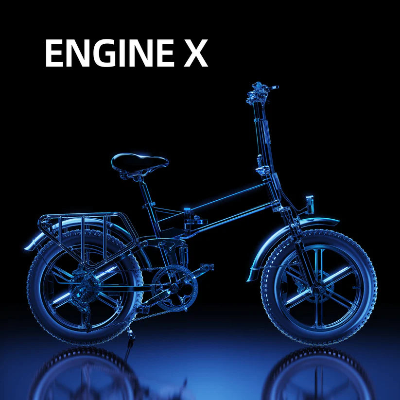 ENGWE Engine X 250W 100KM Full Suspension Foldable Electric Bike - Enviro Electric Bikes
