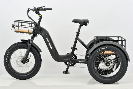 Revom T2 Fat Tyre Electric City and Mountain Trike Electric Bike - Enviro Electric Bikes