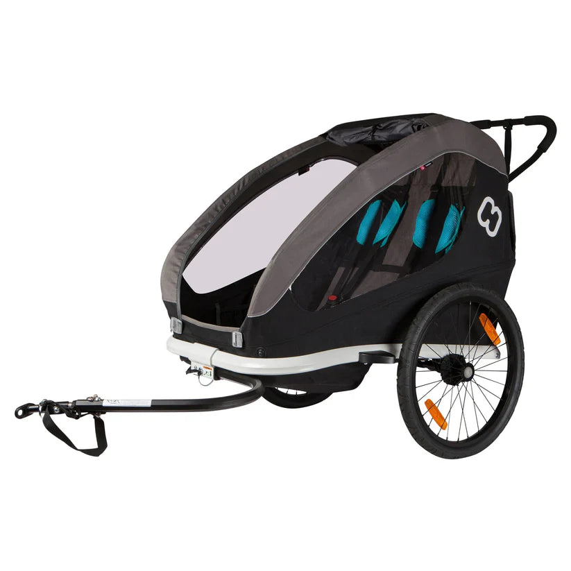 Hamax Traveller Twin Child Bike Trailer - Enviro Electric Bikes