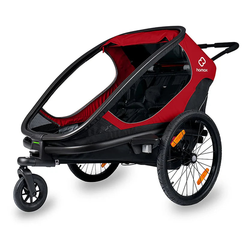 Hamax Outback Twin Child Bike Trailer - Enviro Electric Bikes