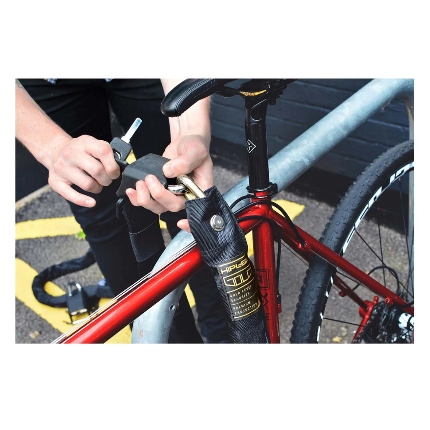 Hiplok Gold Wearable Chain Lock - 10mm X 85cm