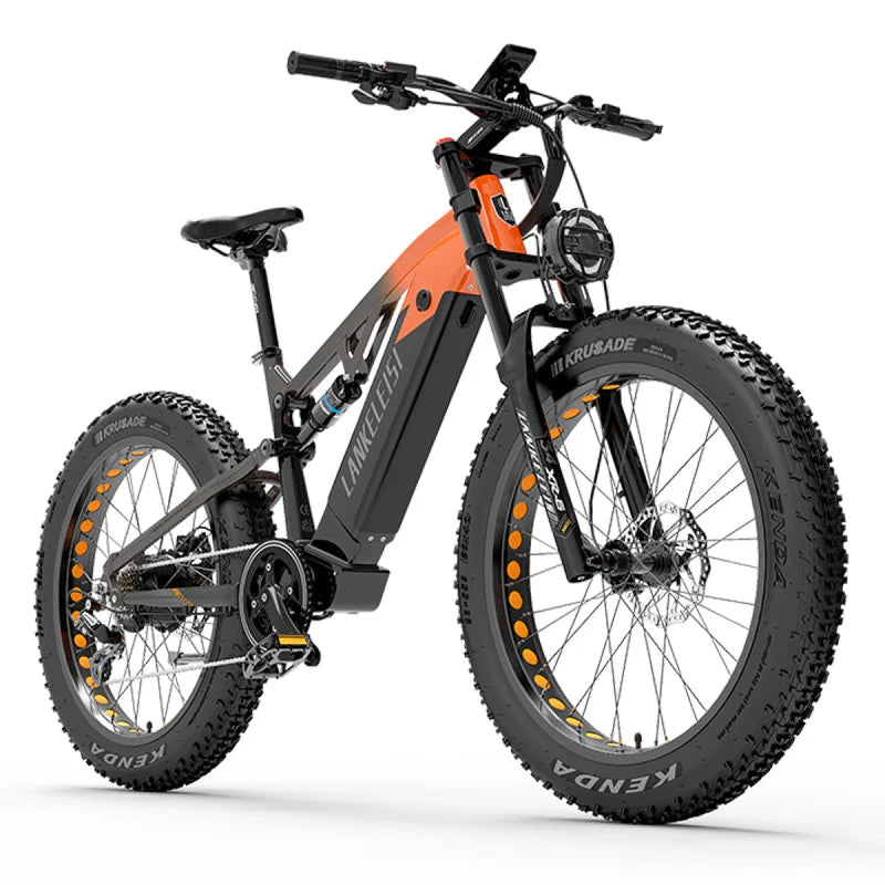 LANKELEISI RV800 Plus High Quality 750W Bafang Motor Electric Mountain Bike - Enviro Electric Bikes