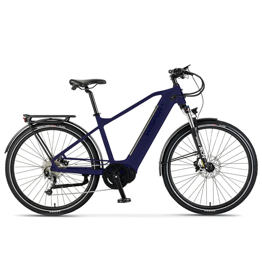 Wisper Wayfarer M9 Mid Drive Crossbar Electric Bike - Enviro Electric Bikes