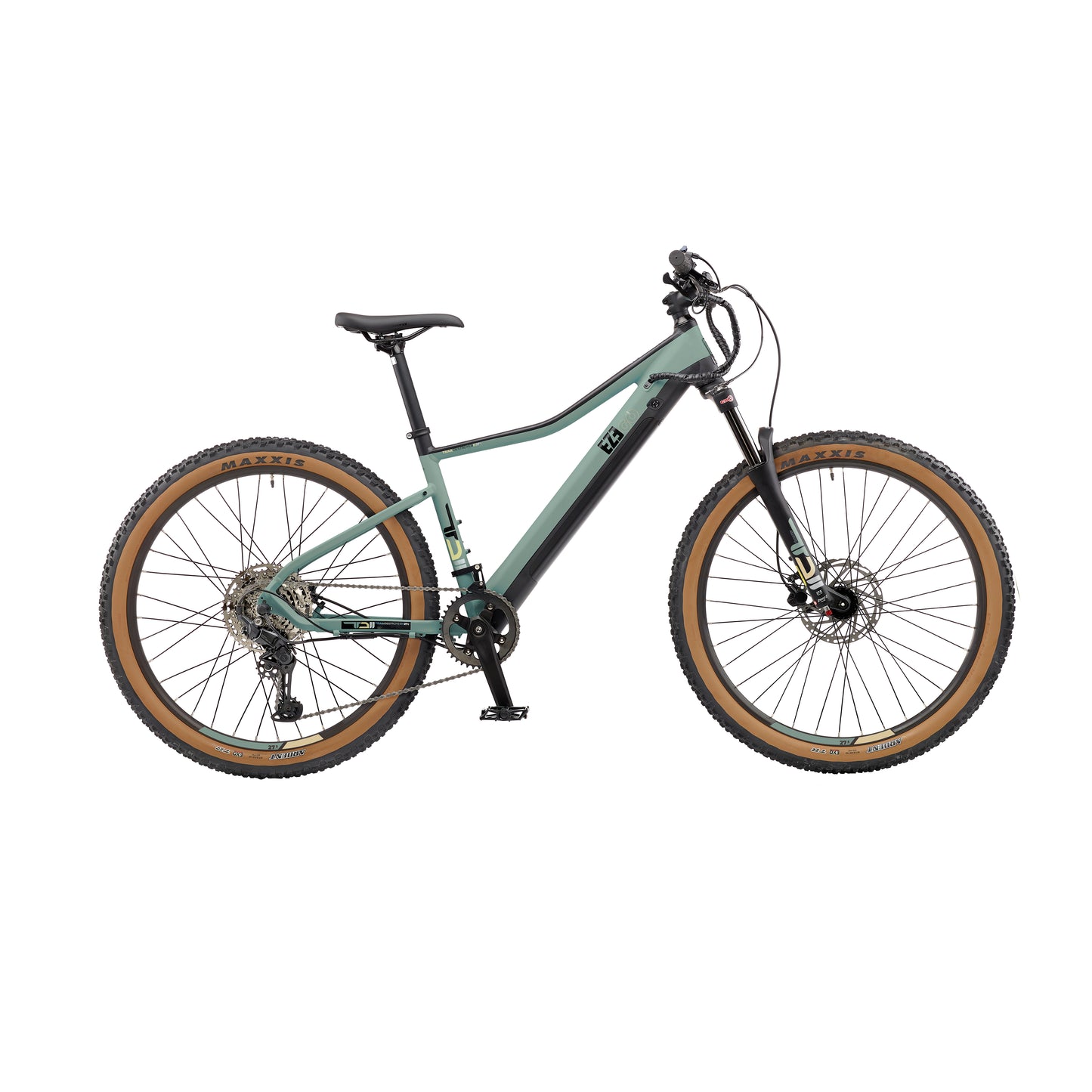 Ezego Trail Destroyer II Electric Bike Army Green - Enviro Electric Bikes