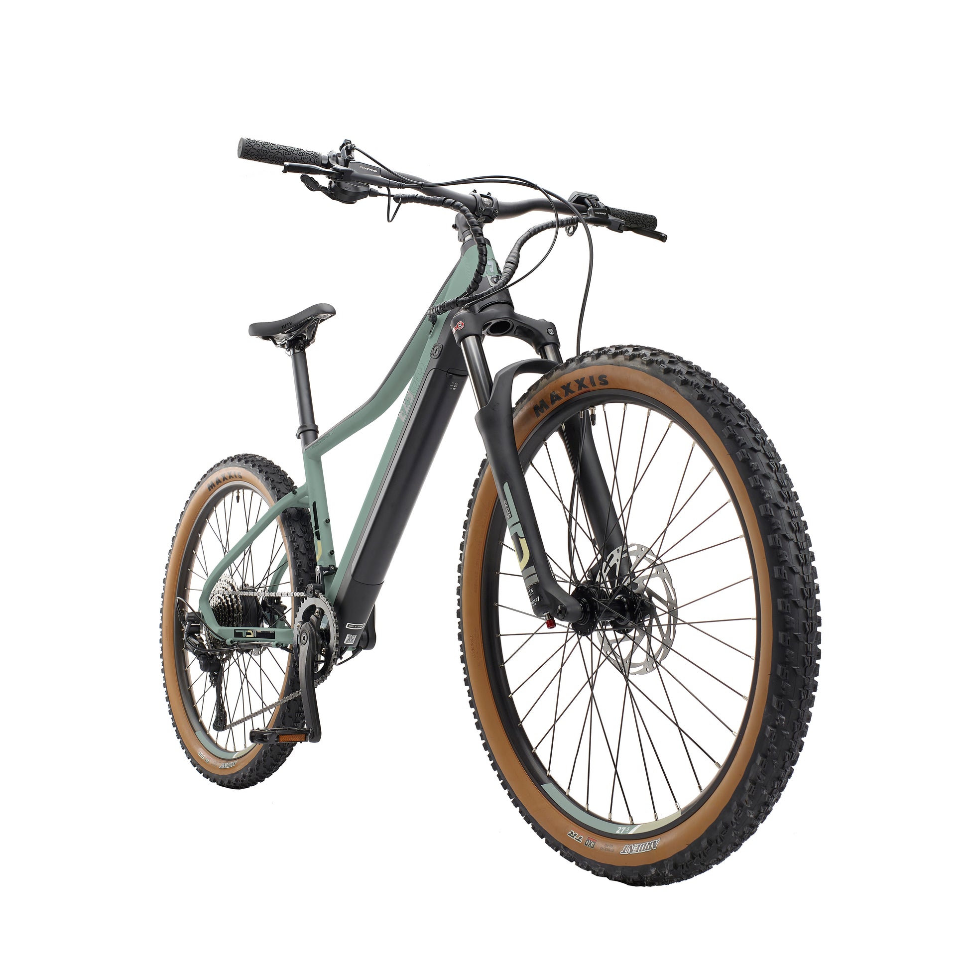 Ezego Trail Destroyer II Electric Bike Army Green - Enviro Electric Bikes