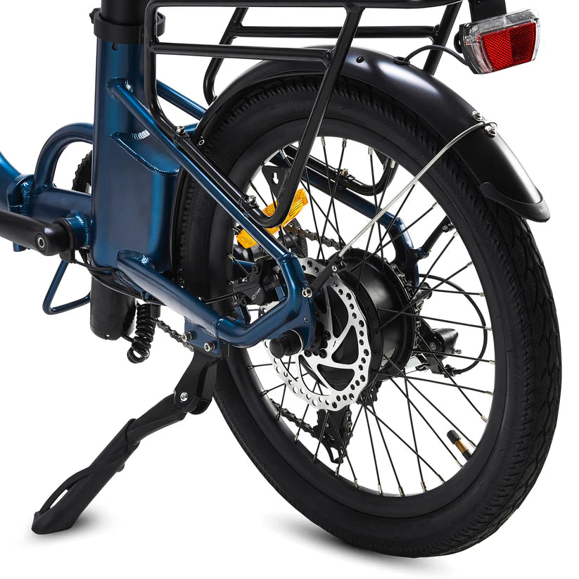 Hygge Virum 250W Navy Blue Step Through Foldable All Terrain & City Electric Bike - Enviro Electric Bikes