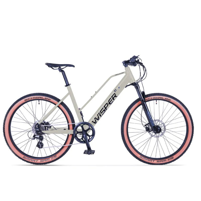 Wisper Tailwind Trail Crossbar Electric Bike - Enviro Electric Bikes