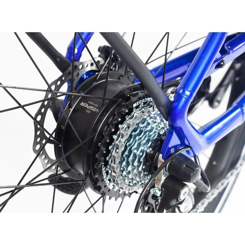 Wisper Wayfarer H9 Hub Drive Crossbar Electric Bike - Enviro Electric Bikes