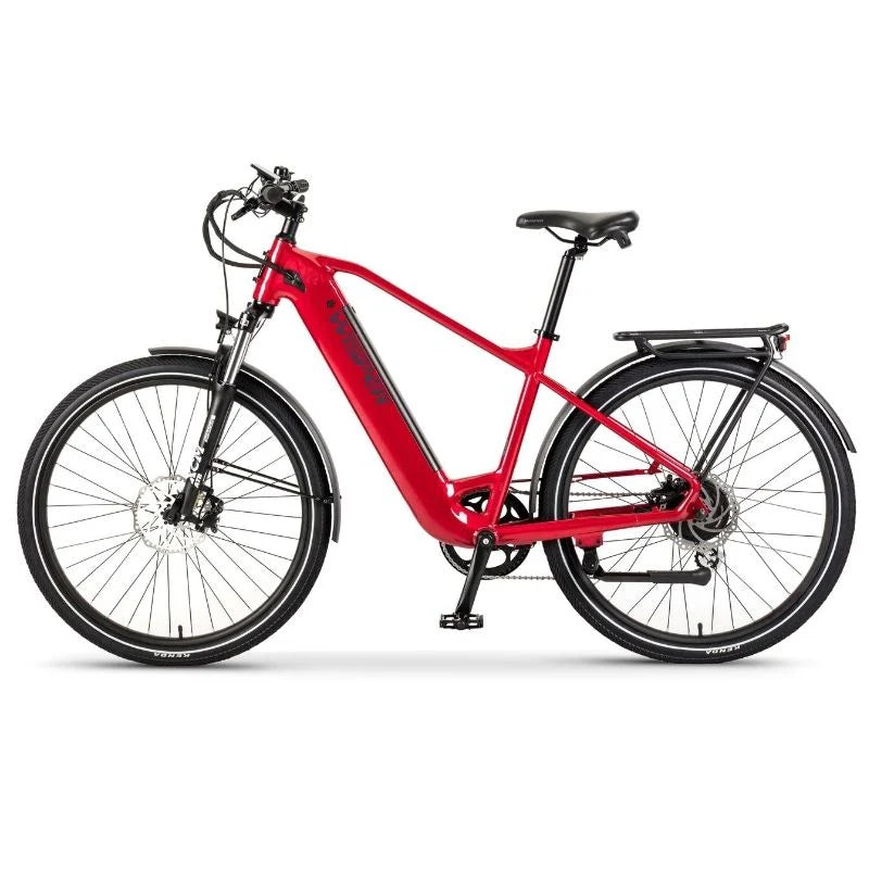 Wisper Wayfarer H9 Hub Drive Crossbar Electric Bike - Enviro Electric Bikes