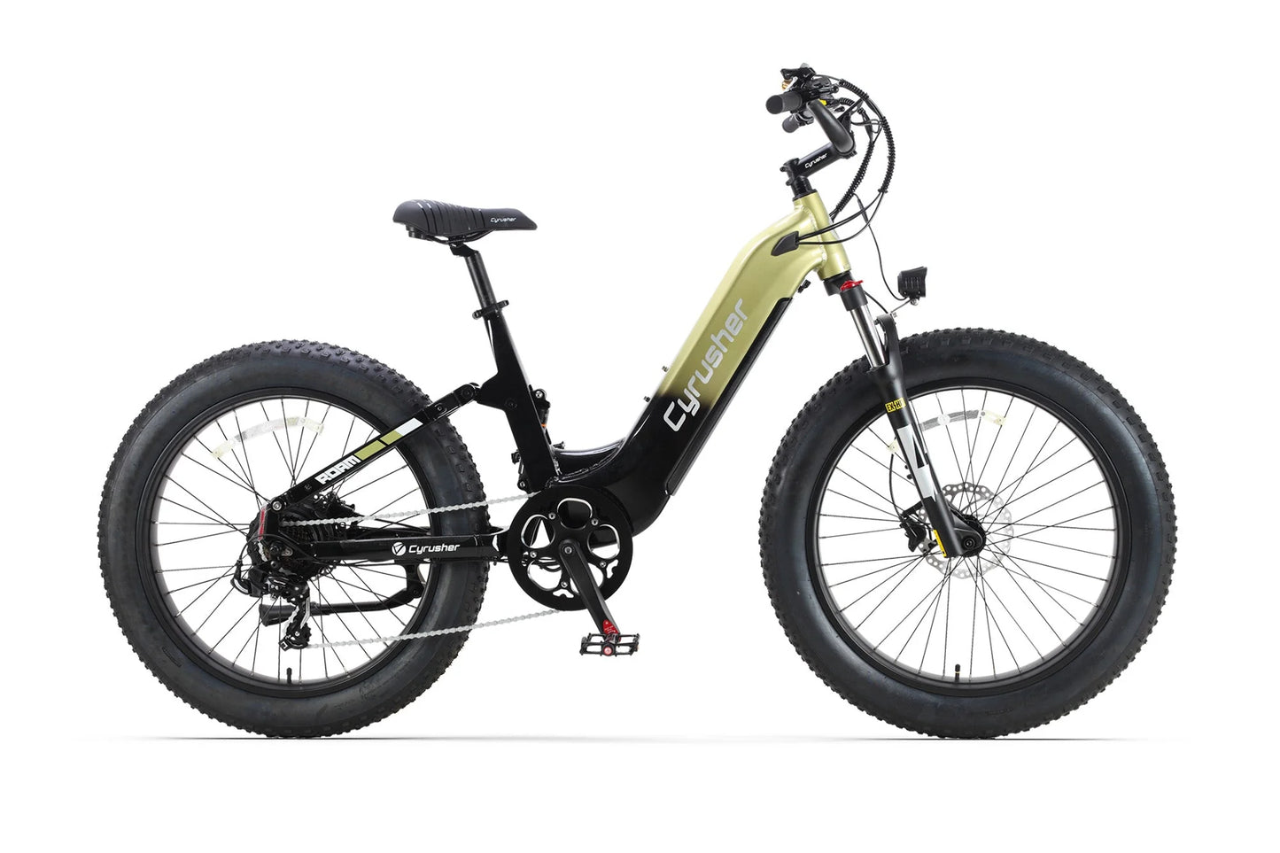 Cyrusher Roam Step-Thru Full Suspension E-Bike | 250W,52V 15.6Ah