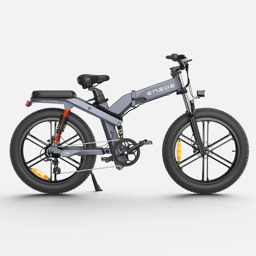 ENGWE X26 1000W 150KM Triple Suspension Foldable Electric Bike - Enviro Electric Bikes