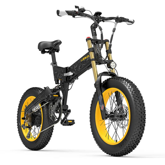 LANKELEISI 1000W 90Nm X3000Plus-UP Fat Tire Snow Electric Bike - Enviro Electric Bikes