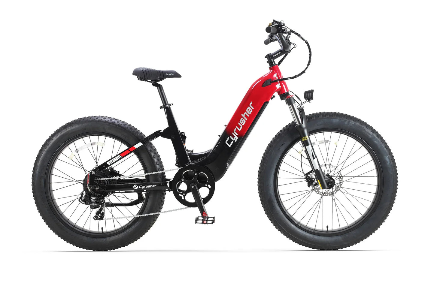 Cyrusher Roam Step-Thru Full Suspension E-Bike | 250W,52V 15.6Ah