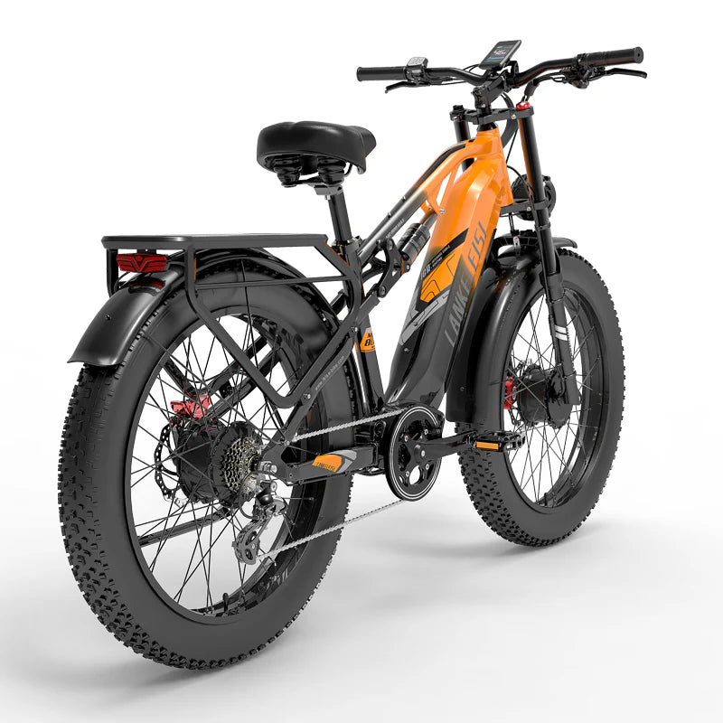 LANKELEISI MG800Max 2000W Dual Motor 26″ Fat Tires All Terrain Electric Bike - Enviro Electric Bikes