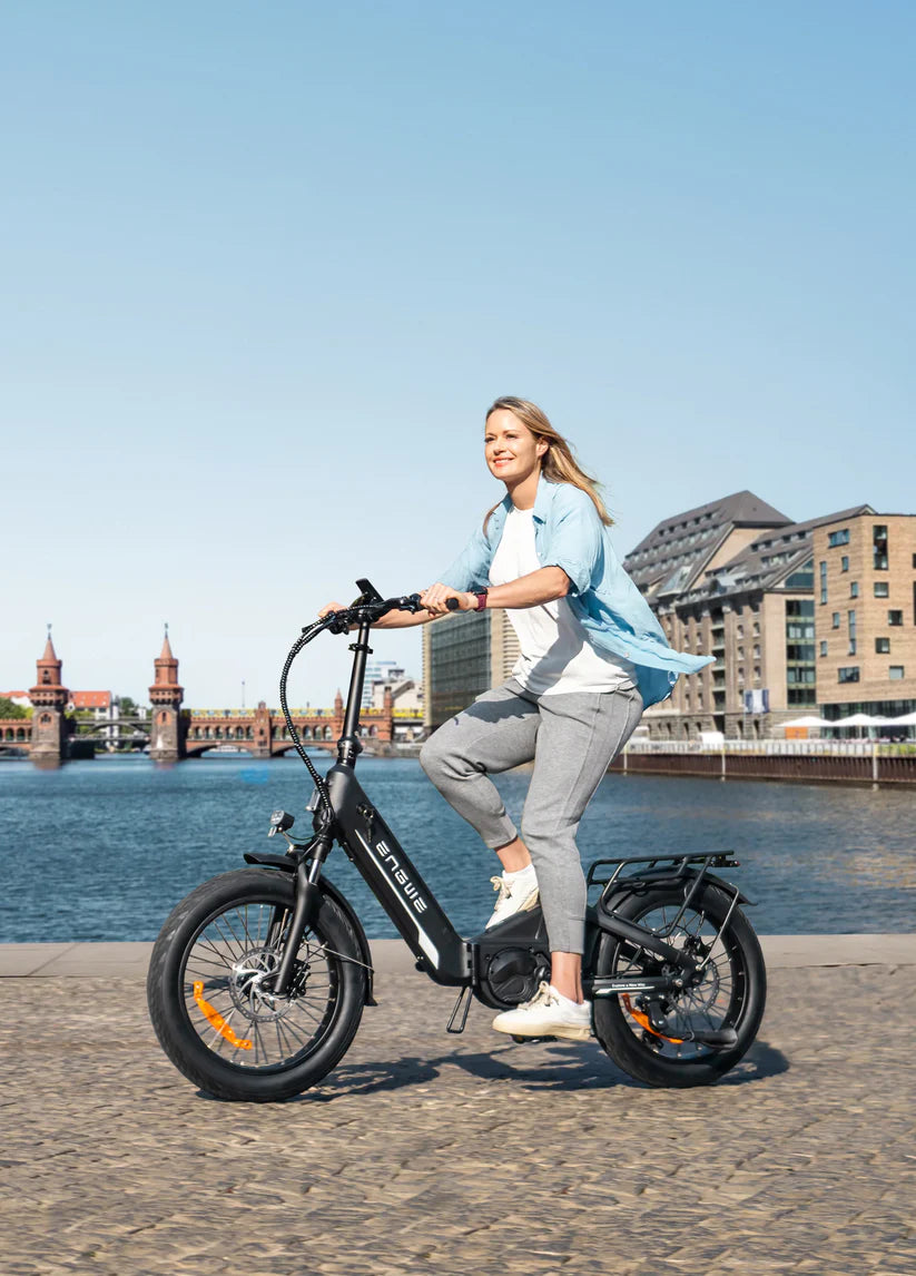 Engwe L20 3.0 Boost Rear Hub 250W 75Nm Full Suspension Compact Electric Bike - Enviro Electric Bikes