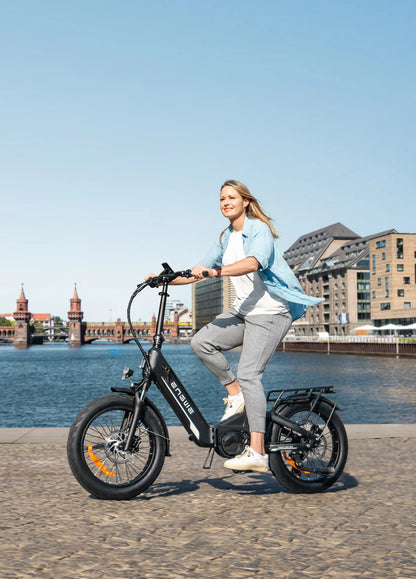 Engwe L20 3.0 Boost Rear Hub 250W 75Nm Full Suspension Compact Electric Bike - Enviro Electric Bikes