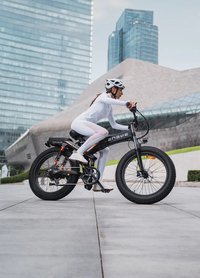 ENGWE X24 1000W 150KM Triple Suspension Foldable Electric Bike