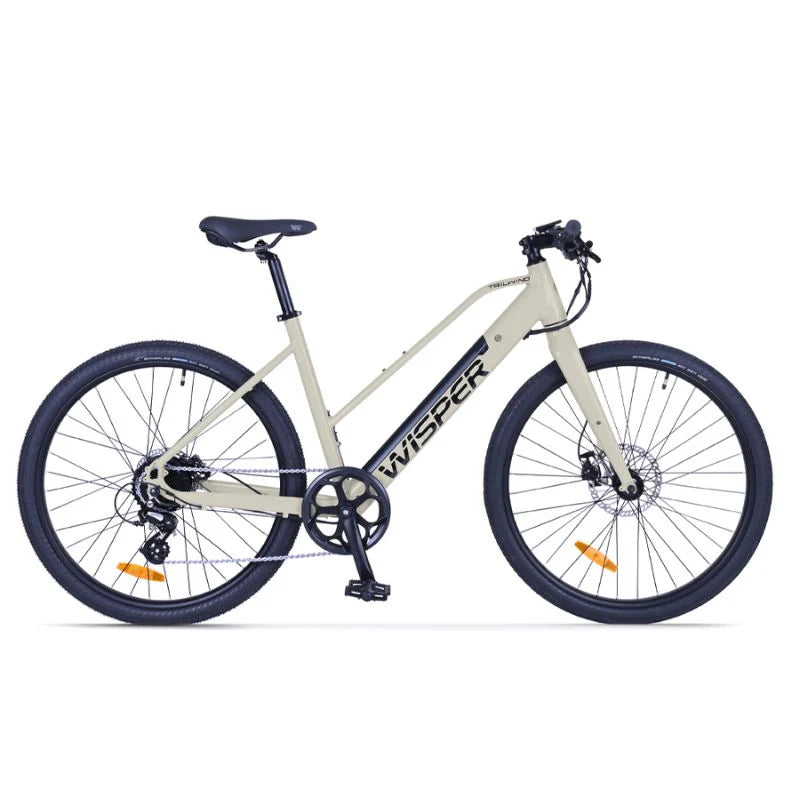 Wisper Tailwind City Crossbar Electric Bike - Enviro Electric Bikes