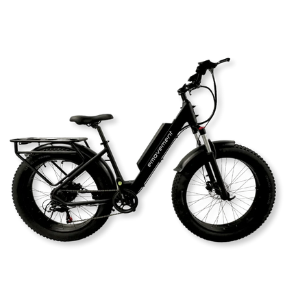 E-Movement Aries (Black) Fat Tyre Mountain Electric Bike