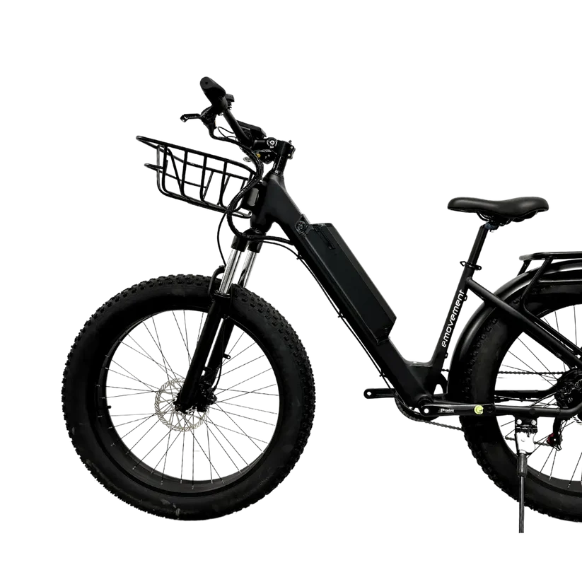 E-Movement Aries (Black) Fat Tyre Mountain Electric Bike