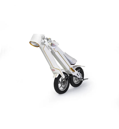 Cruzaa E-Scooter Carbon White with Built-in Speakers & Bluetooth