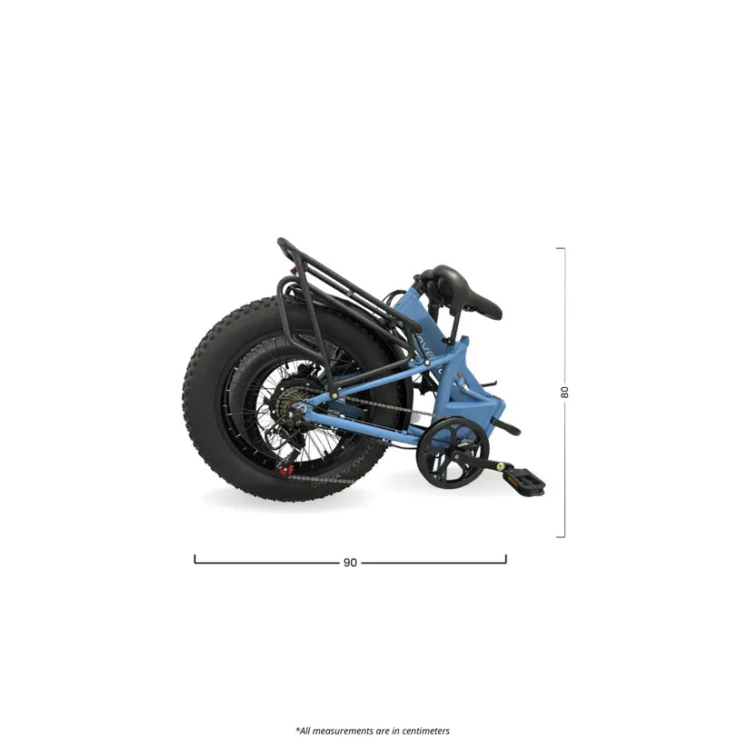 E-Movement Pixie (Sky - Light Blue) Folding 250W | 500W Electric Bike