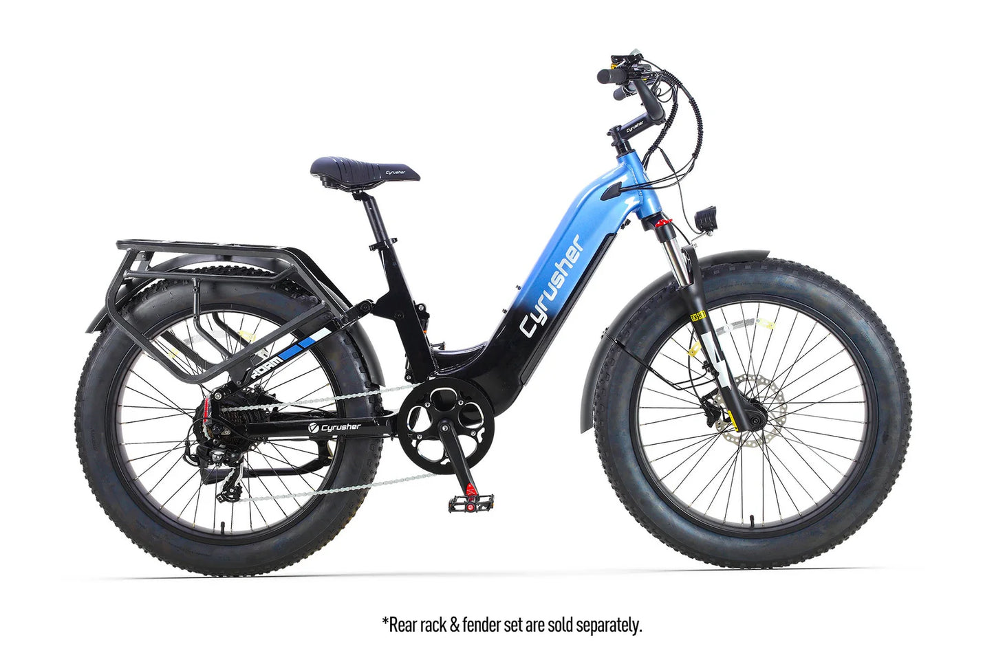 Cyrusher Roam Step-Thru Full Suspension E-Bike | 250W,52V 15.6Ah