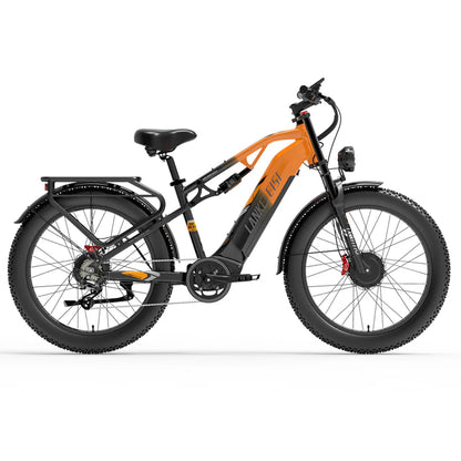 LANKELEISI MG800Max 2000W Dual Motor 26″ Fat Tires All Terrain Electric Bike - Enviro Electric Bikes