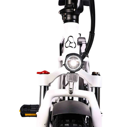Hygge Vester 250W Step Through Black/White Foldable All Terrain & City Electric Bike - Enviro Electric Bikes