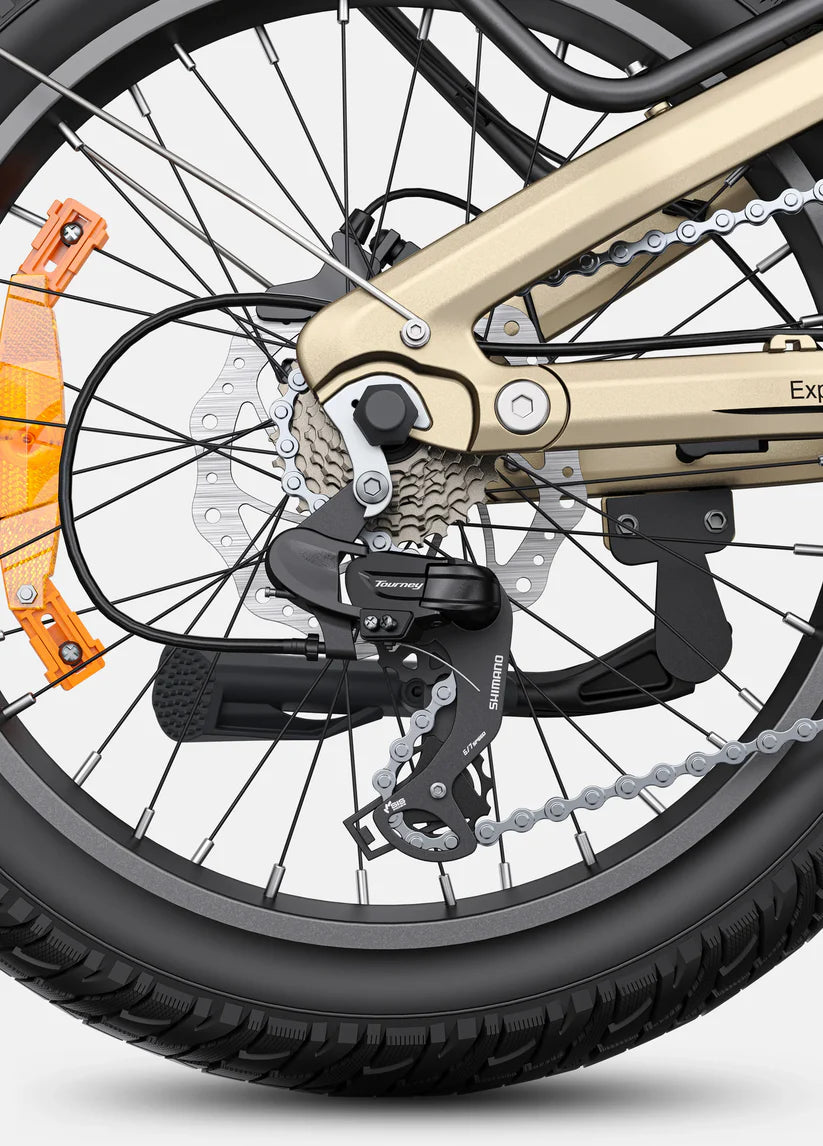 Engwe L20 3.0 Boost Rear Hub 250W 75Nm Full Suspension Compact Electric Bike - Enviro Electric Bikes