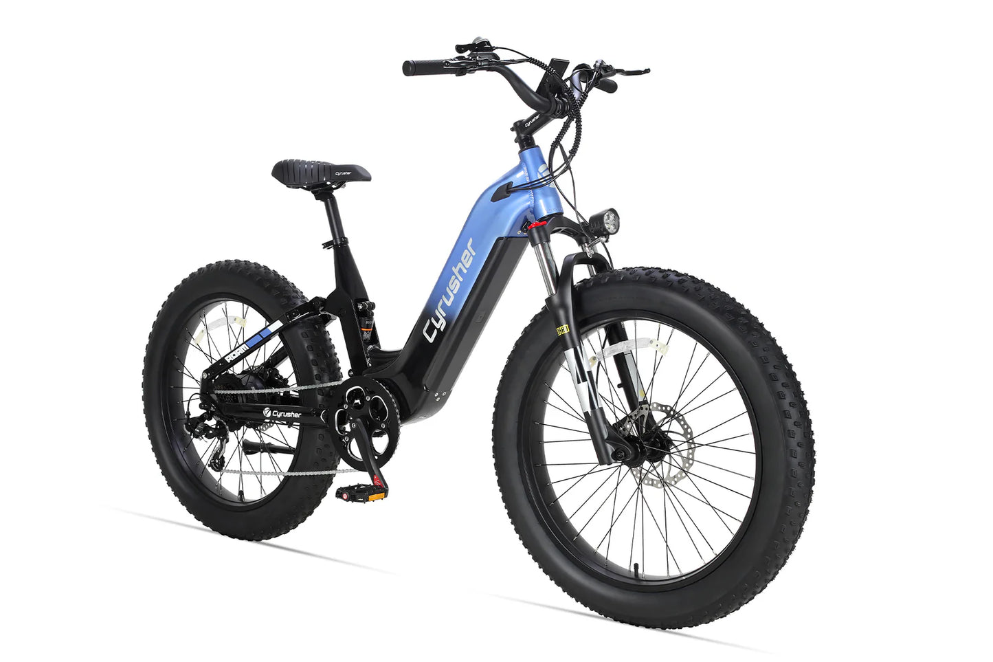Cyrusher Roam Step-Thru Full Suspension E-Bike | 250W,52V 15.6Ah