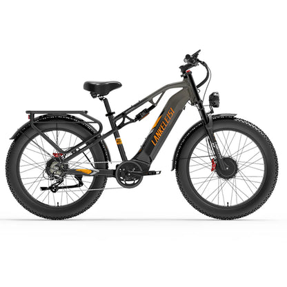 LANKELEISI MG800Max 2000W Dual Motor 26″ Fat Tires All Terrain Electric Bike - Enviro Electric Bikes