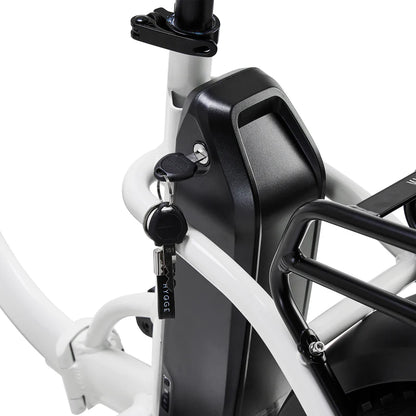 Hygge Vester 250W Step Through Black/White Foldable All Terrain & City Electric Bike - Enviro Electric Bikes