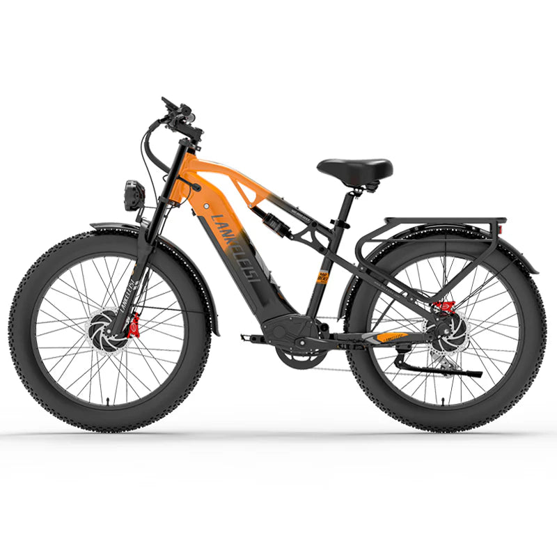LANKELEISI MG800Max 2000W Dual Motor 26″ Fat Tires All Terrain Electric Bike - Enviro Electric Bikes