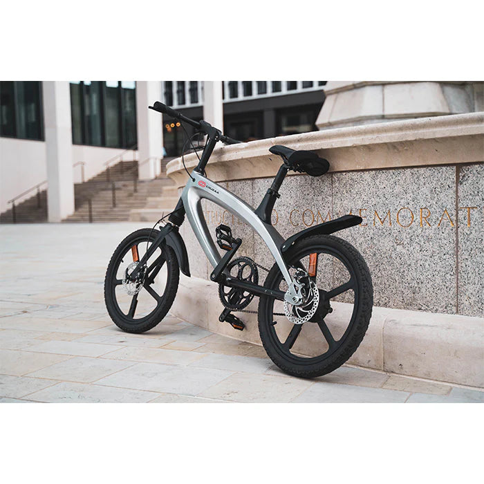 Cruzaa Gunmetal Grey E-Bike with Built-in Speakers & Bluetooth