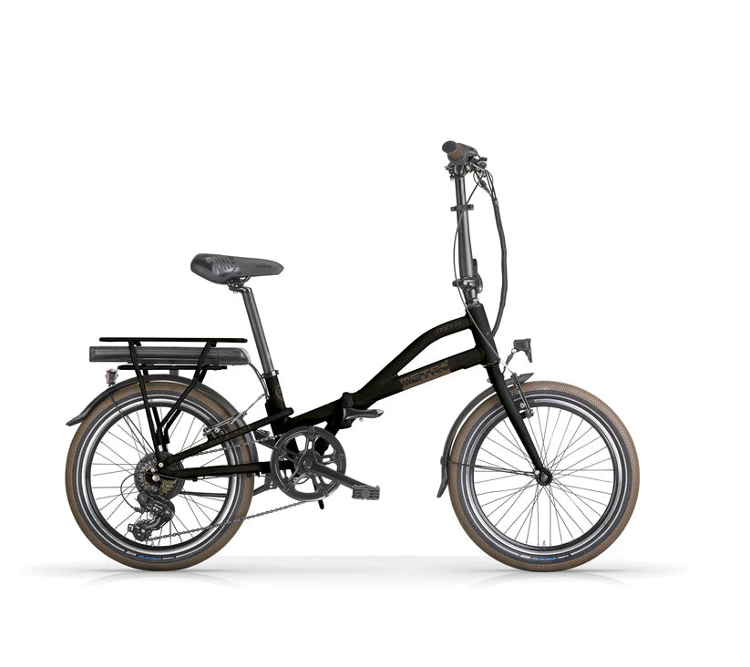 MBM E-Metro Folding City Commuting Electric Bike Black