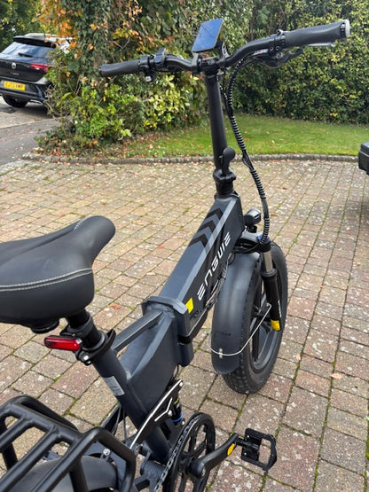 ENGWE USED (20 miles) ENGINE PRO 2.0 Black 1200W 75Nm 120KM Full Suspension Foldable Electric Bike (Copy)