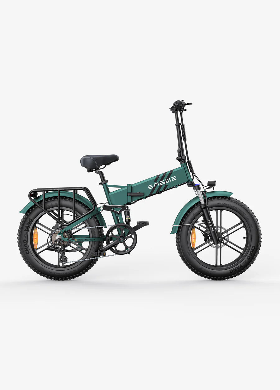 ENGWE ENGINE PRO 2.0 1200W 75Nm 120KM Full Suspension Foldable Electric Bike - Enviro Electric Bikes