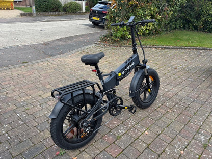 ENGWE USED (20 miles) ENGINE PRO 2.0 Black 1200W 75Nm 120KM Full Suspension Foldable Electric Bike (Copy)