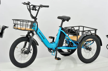 Revom T1 Fat Tyre Electric City and Mountain Trike Electric Bike