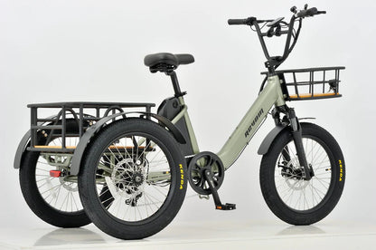 Revom T1 Fat Tyre Electric City and Mountain Trike Electric Bike