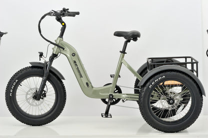 Revom T2 Fat Tyre Electric City and Mountain Trike Electric Bike